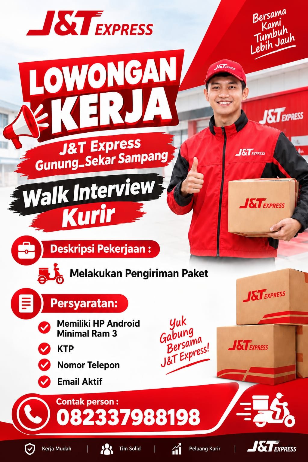 Flyer Lowongan PT. Global Jet Express