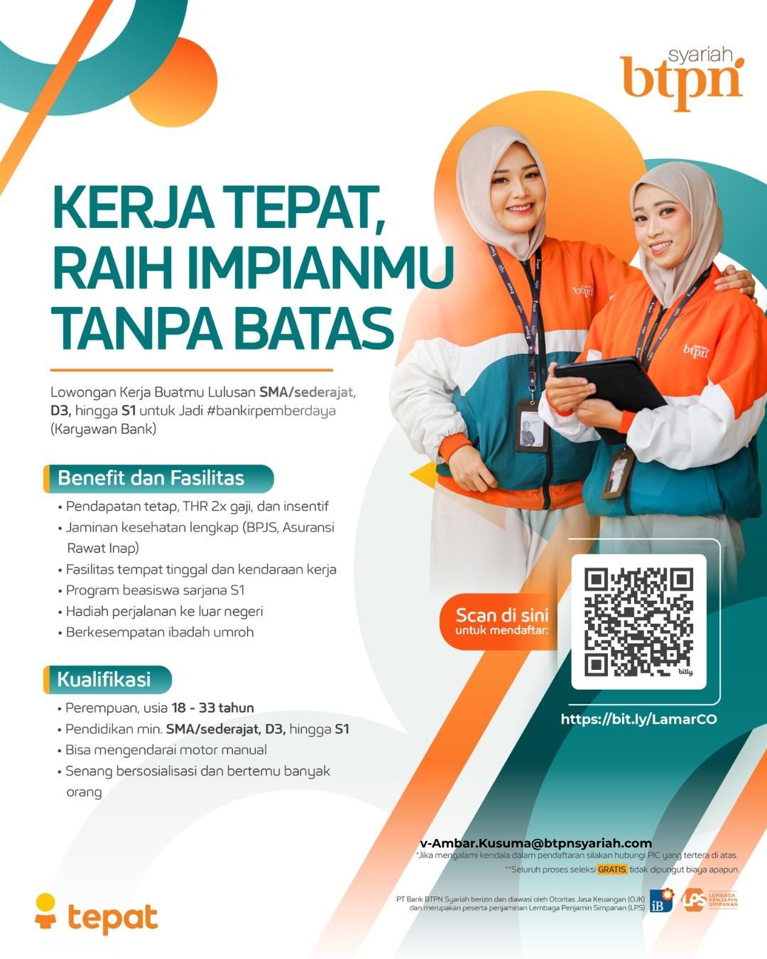 Flyer Lowongan BTPN Syariah