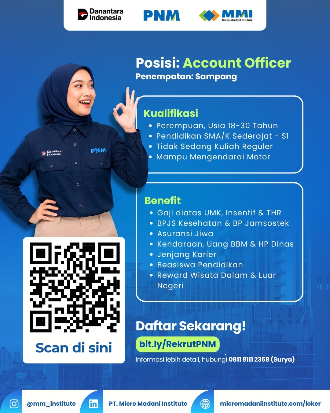 Flyer Lowongan PT. Permodalan Nasional Madani
