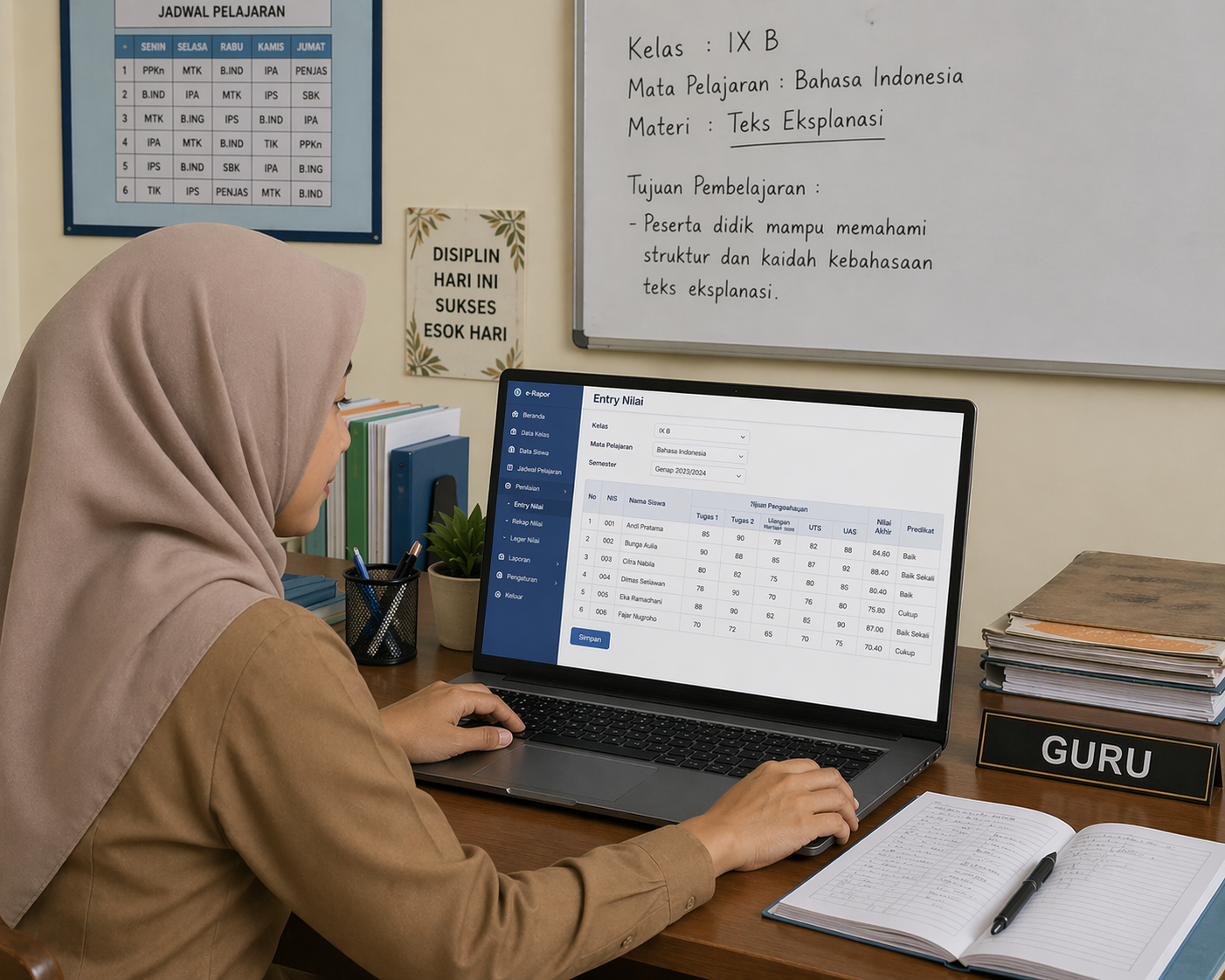 Pengolahan Nilai Akhir Semester Genap 2026