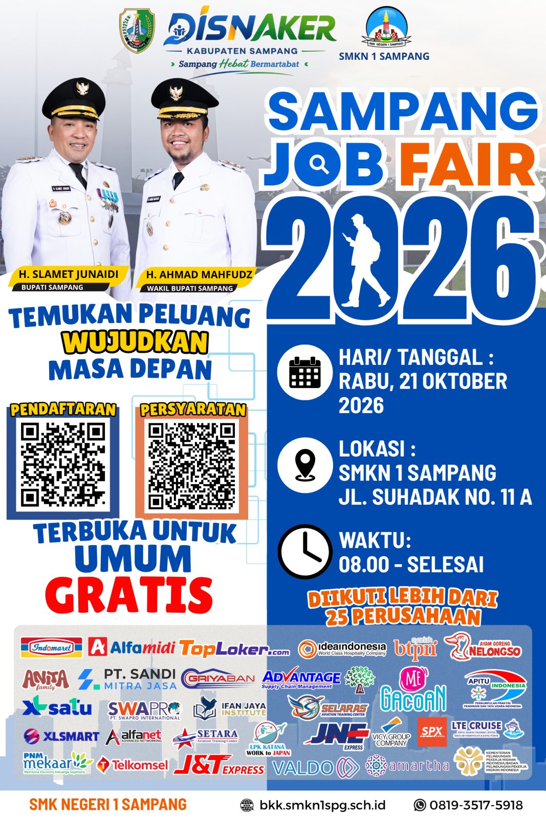AYO HADIRI SAMPANG JOB FAIR 2026!