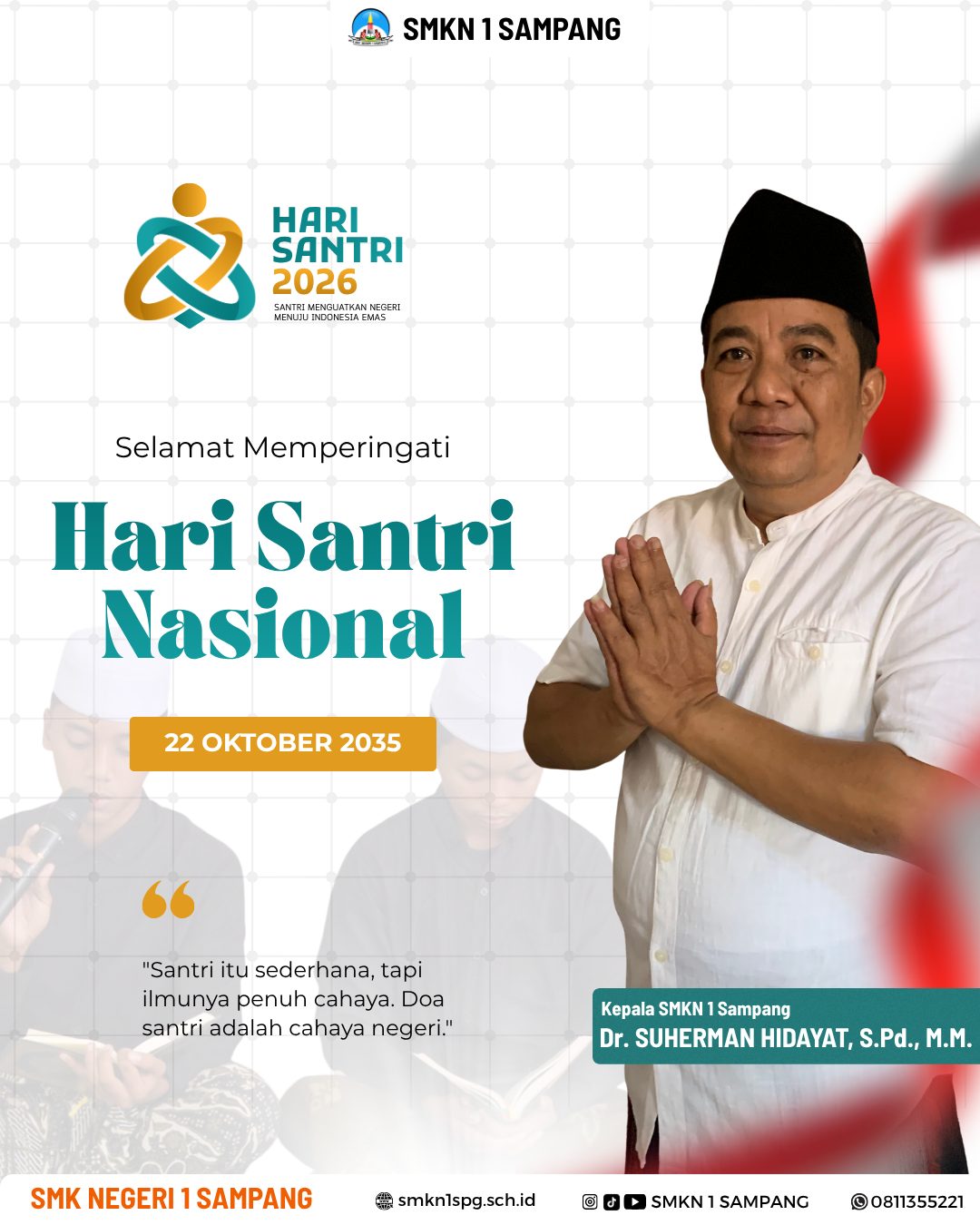 SMKN 1 Sampang Peringati Hari Santri Nasional 2026, Tanamkan Nilai Religius dan Semangat Kebangsaan